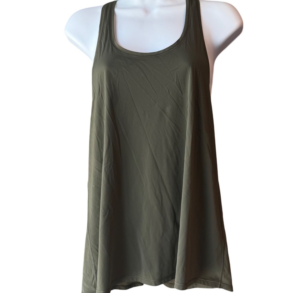 Lululemon Racerback Tank Top Olive Green Athletic Estimated Size Small